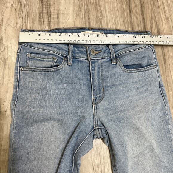 Levi's Womens 711 Skinny Light Wash Denim Jeans Size 27 - Picture 4 of 11